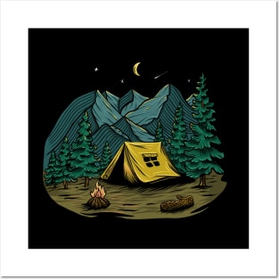 CAMPING Posters and Art